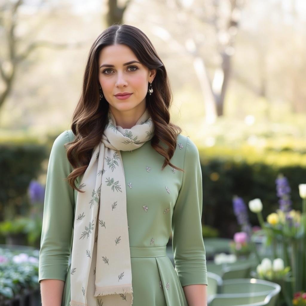 Elegancki strój wiosny dla osoby dorosłej Elegancki strój wiosny dla osoby dorosłej