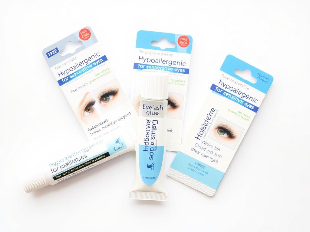 Hipoalergiczne kleje do rzęs dla osób z alergią