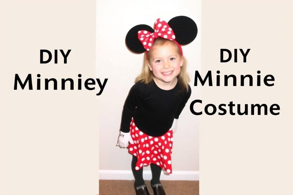 Kompletny strój Myszki Minnie dla dziewczynki Kompletny strój Myszki Minnie dla dziewczynki