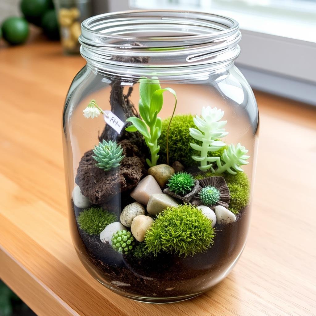 Las w słoiku jako prezent dla przyjaciółki DIY Las w słoiku jako prezent dla przyjaciółki DIY