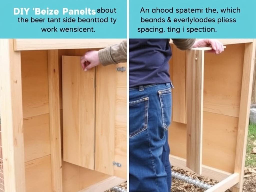 Montaż ścian bocznych klatki dla królika DIY Montaż ścian bocznych klatki dla królika DIY