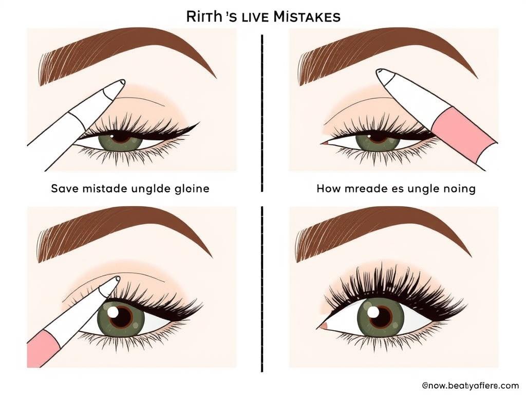 Najczęstsze błędy przy aplikacji zamienników kleju do rzęs