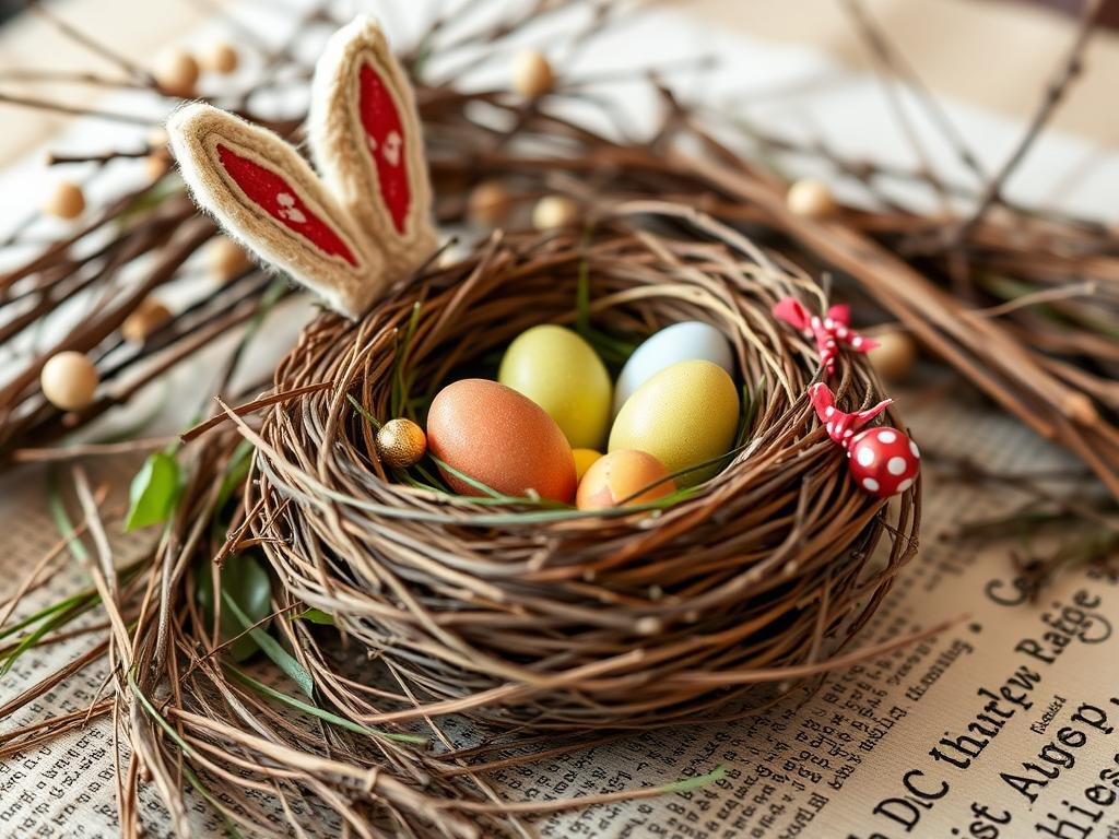 Niemiecka tradycja Osterhase podczas polowania na jajka (egg hunt)
