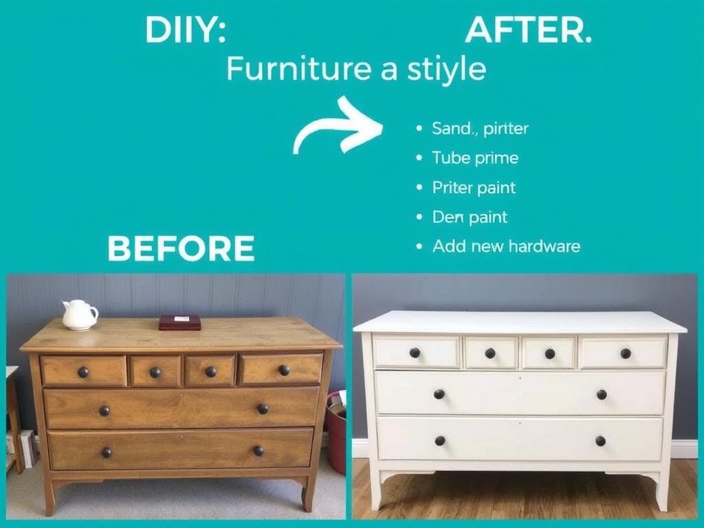 Proces renowacji starej komody w stylu DIY Proces renowacji starej komody w stylu DIY
