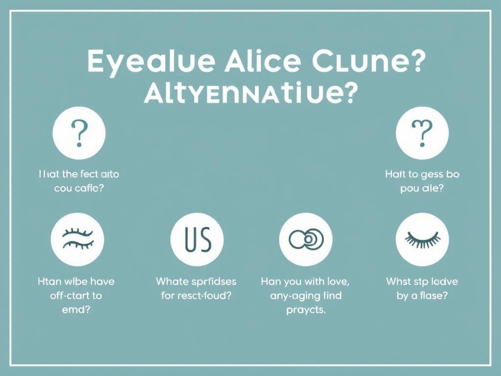 Różne pytania dotyczące zamienników kleju do rzęs