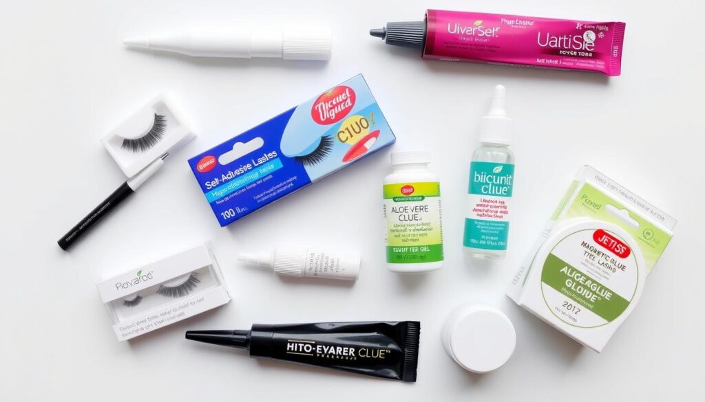 Różne rodzaje zamienników kleju do rzęs