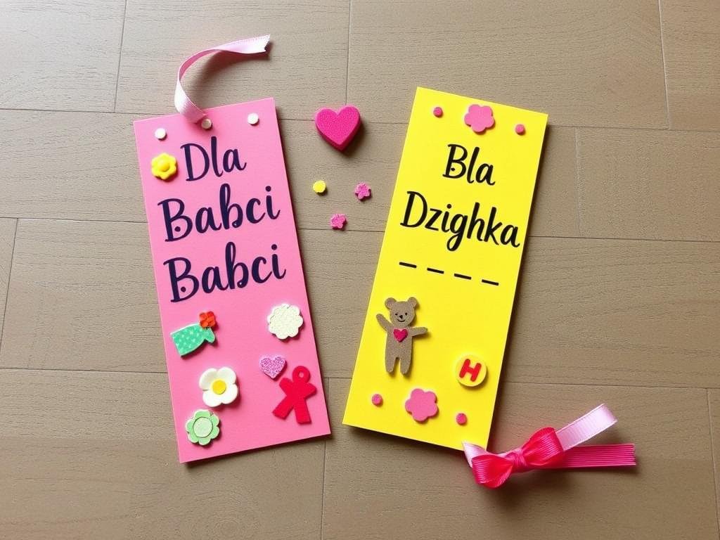 Szybki prezent DIY na dzień babci i dziadka - zakładka do książki Szybki prezent DIY na dzień babci i dziadka - zakładka do książki