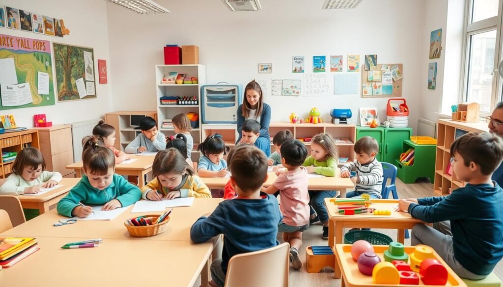 Dzieci w zerówce uczące się i bawiące - kluczowy etap rozwoju - czy zerówka to przedszkole Dzieci w zerówce uczące się i bawiące - kluczowy etap rozwoju - czy zerówka to przedszkole