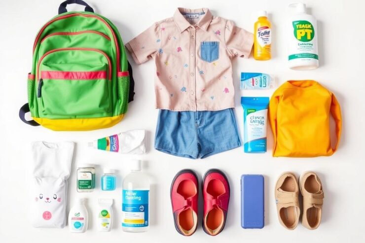 Podstawowe rzeczy potrzebne do przedszkola - plecak, buty na zmianę, ubrania i artykuły higieniczne