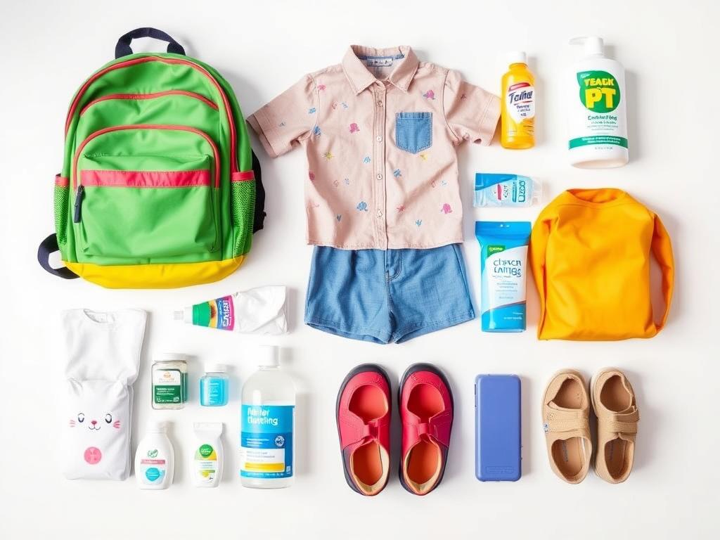 Podstawowe rzeczy potrzebne do przedszkola - plecak, buty na zmianę, ubrania i artykuły higieniczne