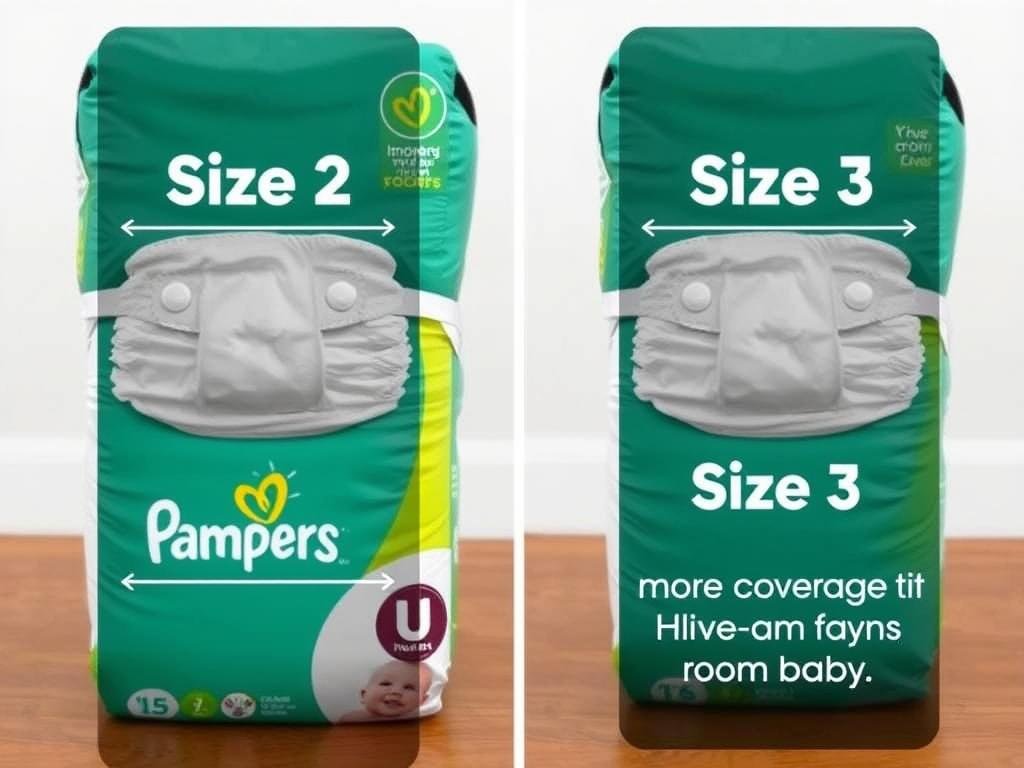 Porównanie rozmiarów pieluszek Pampers 2 i 3 dla rosnącego dziecka Porównanie rozmiarów pieluszek Pampers 2 i 3 dla rosnącego dziecka