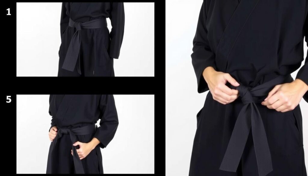 Instrukcja wiązania pasa ninja krok po kroku