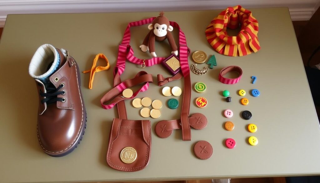 Zestaw dodatków do stroju Pipi Pończoszanki